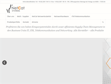 Tablet Screenshot of netcatsystems.de